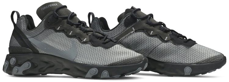 Nike React Element 55 Triple Black