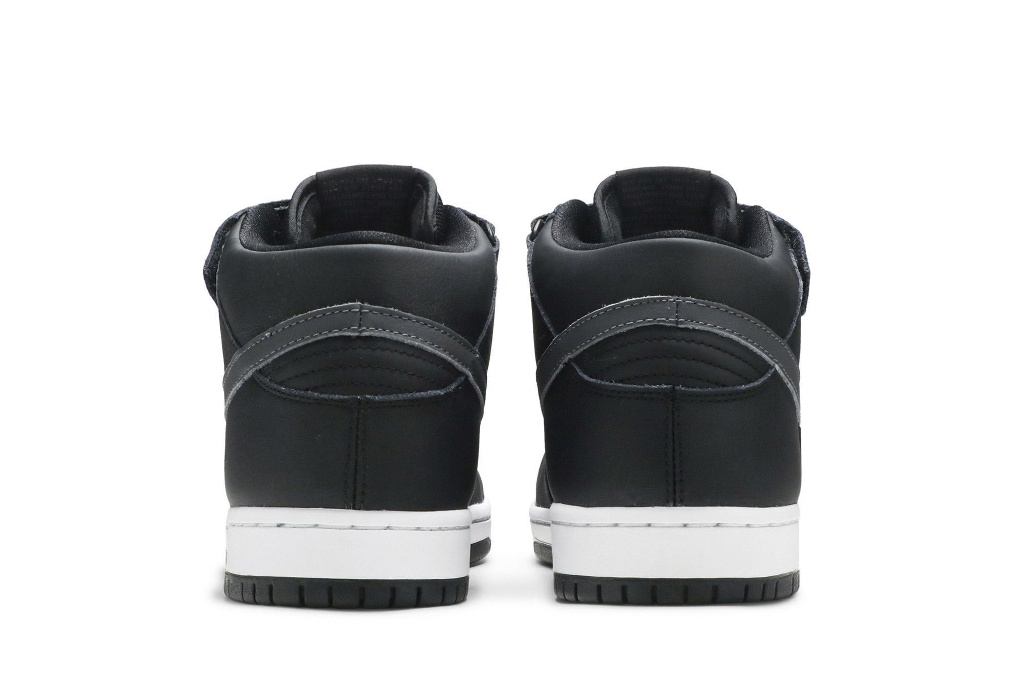 Nike sb orange label dunk mid pro iso black/white-black-fresh water top