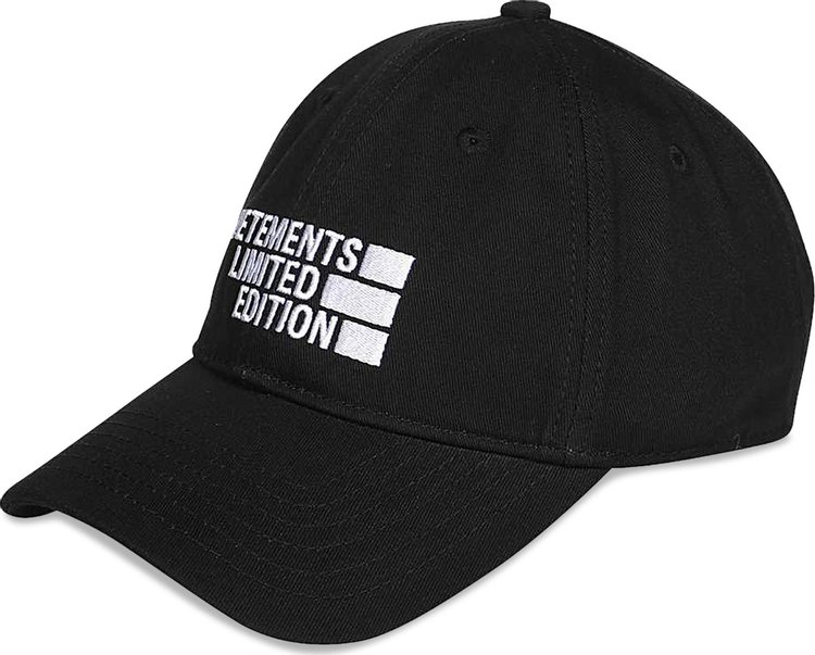 Vetements Logo Limited Edition Cap 'Black'