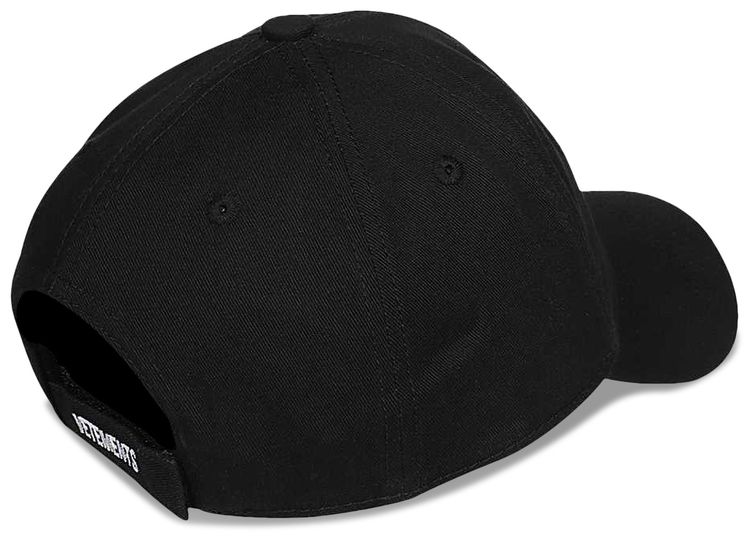 Vetements Logo Limited Edition Cap Black