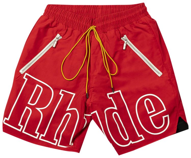 Rhude Logo Short Red