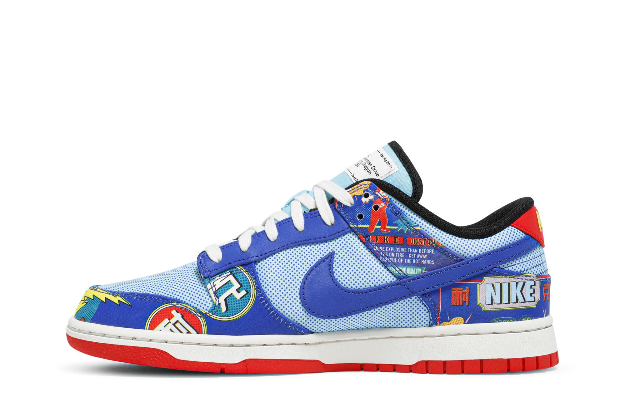 スニーカー Nike Dunk Low Chinese New Year Firecracker (2021) SS 21 Size 10 - Nike Dunk Low Chinese New Year - Firecracker 2021