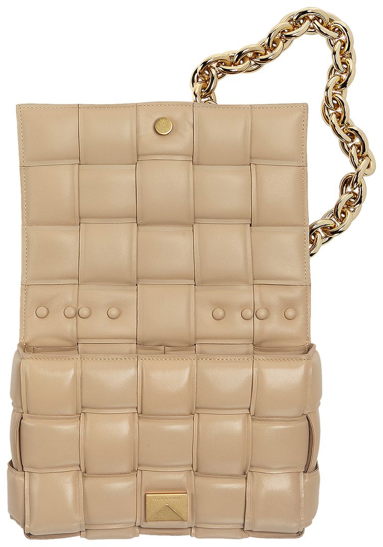 Bottega Veneta Chain Cassette Bag PorridgeGold