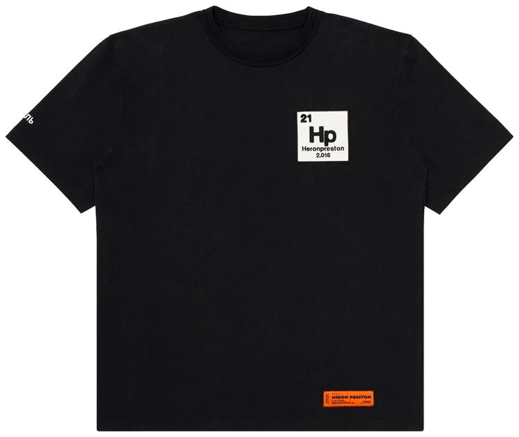 Heron Preston Logo T Shirt BlackBlue