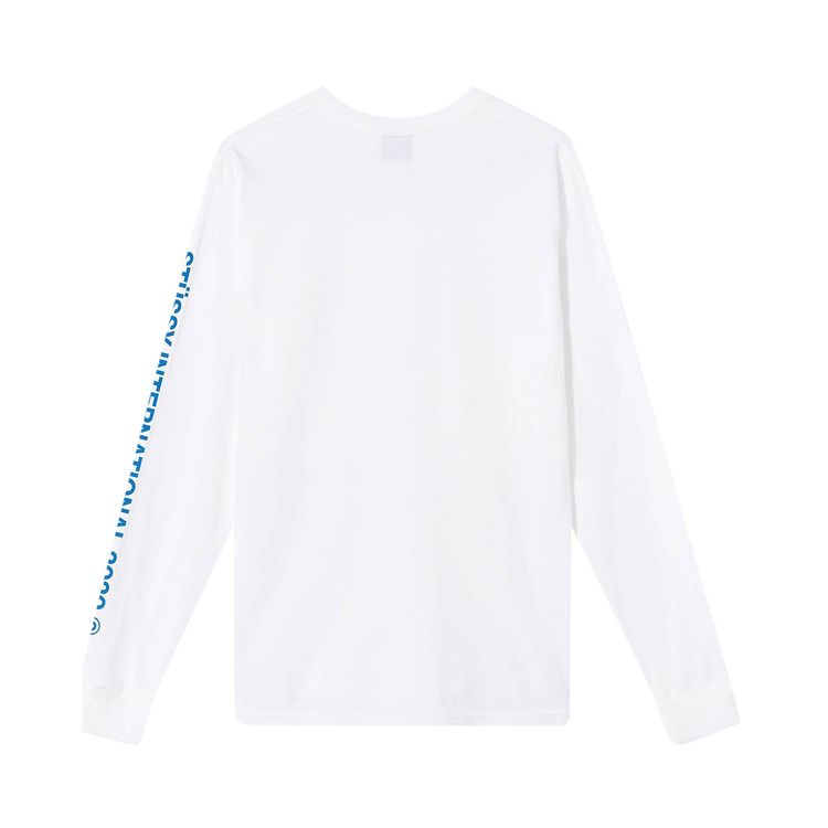 Stussy Love  Peace Long Sleeve Tee White