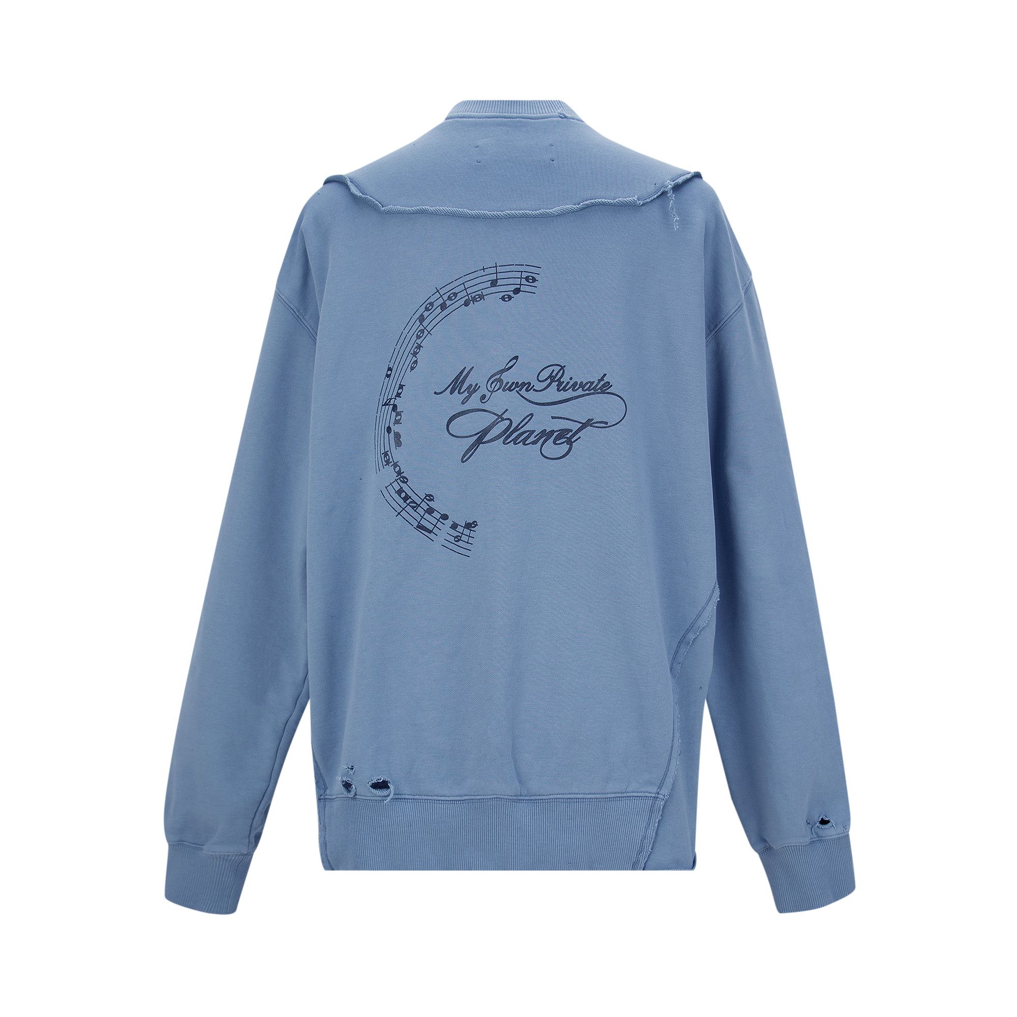 【税込?送料無料】 Buy C2H4 Crewneck Panelled Distressed Planet Private Own My トップス