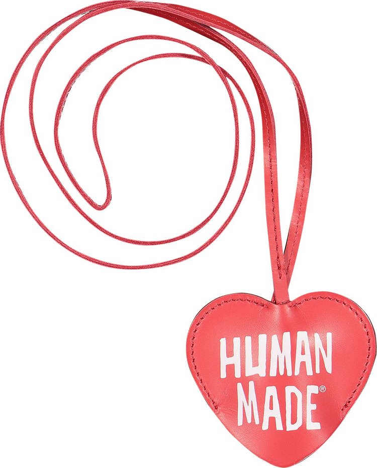 Human Made Keyring Leather Necklace 'Red'