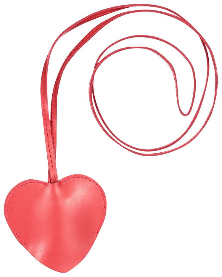 Human Made Keyring Leather Necklace Red