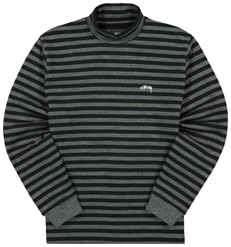 Stussy Classic Stripe Turtleneck Black