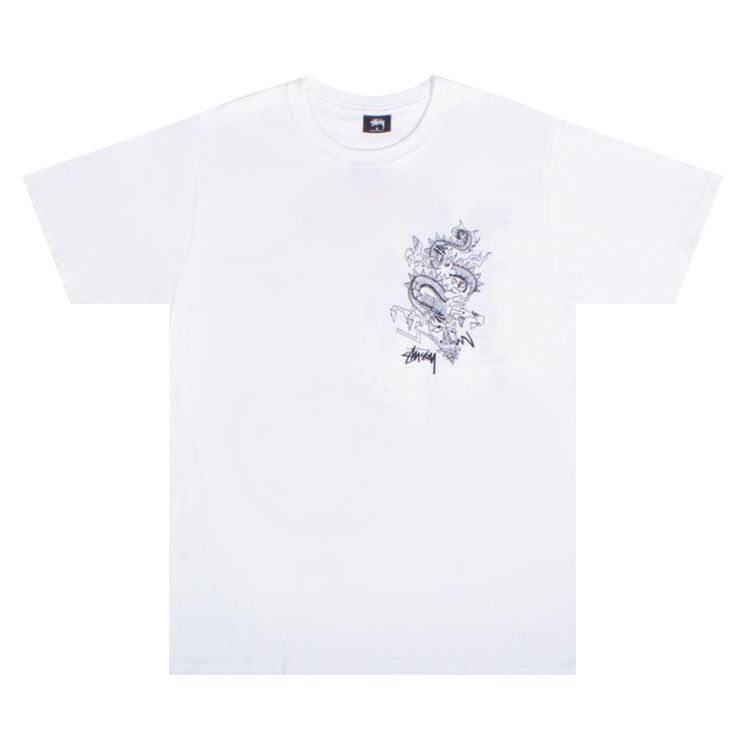 Stussy Funky Tribe Tee White