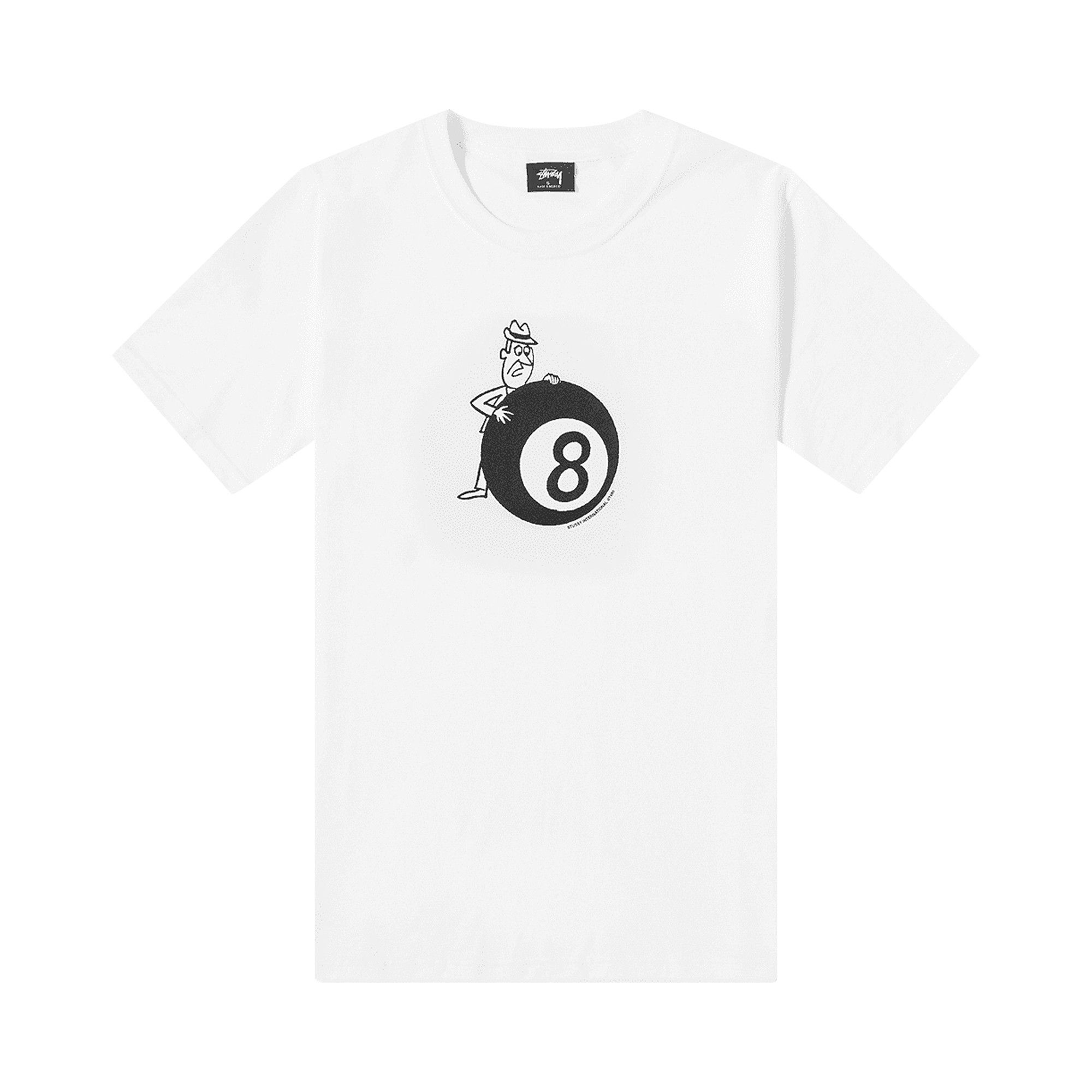 *新作アイテム* Stussy Behind The 8 Ball Tee Buy Stussy Behind The 8 Ball Tee 'White' - 1904616 WHIT | GOAT