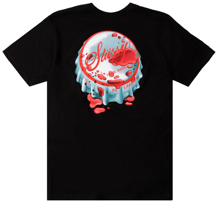 Stussy Bottlecap Tee Black