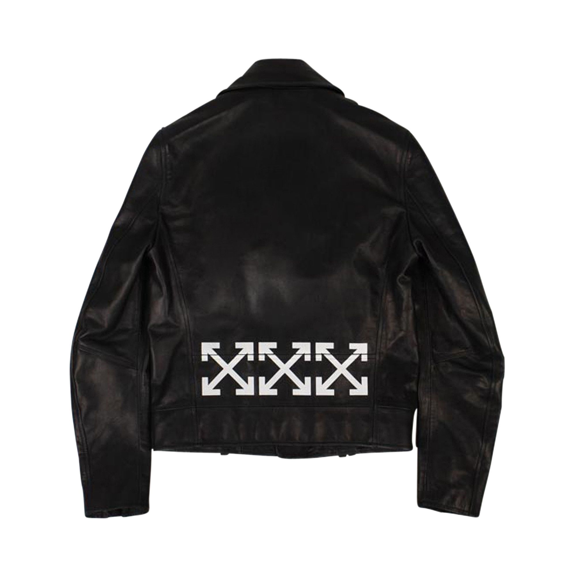 Off-White 定価50万円程 美品 ARROWS MOTO JACKET Buy Off-White Three Arrows Leather Jacket 'Black