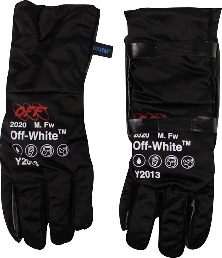 Off-White Pouch Gloves 'Black'