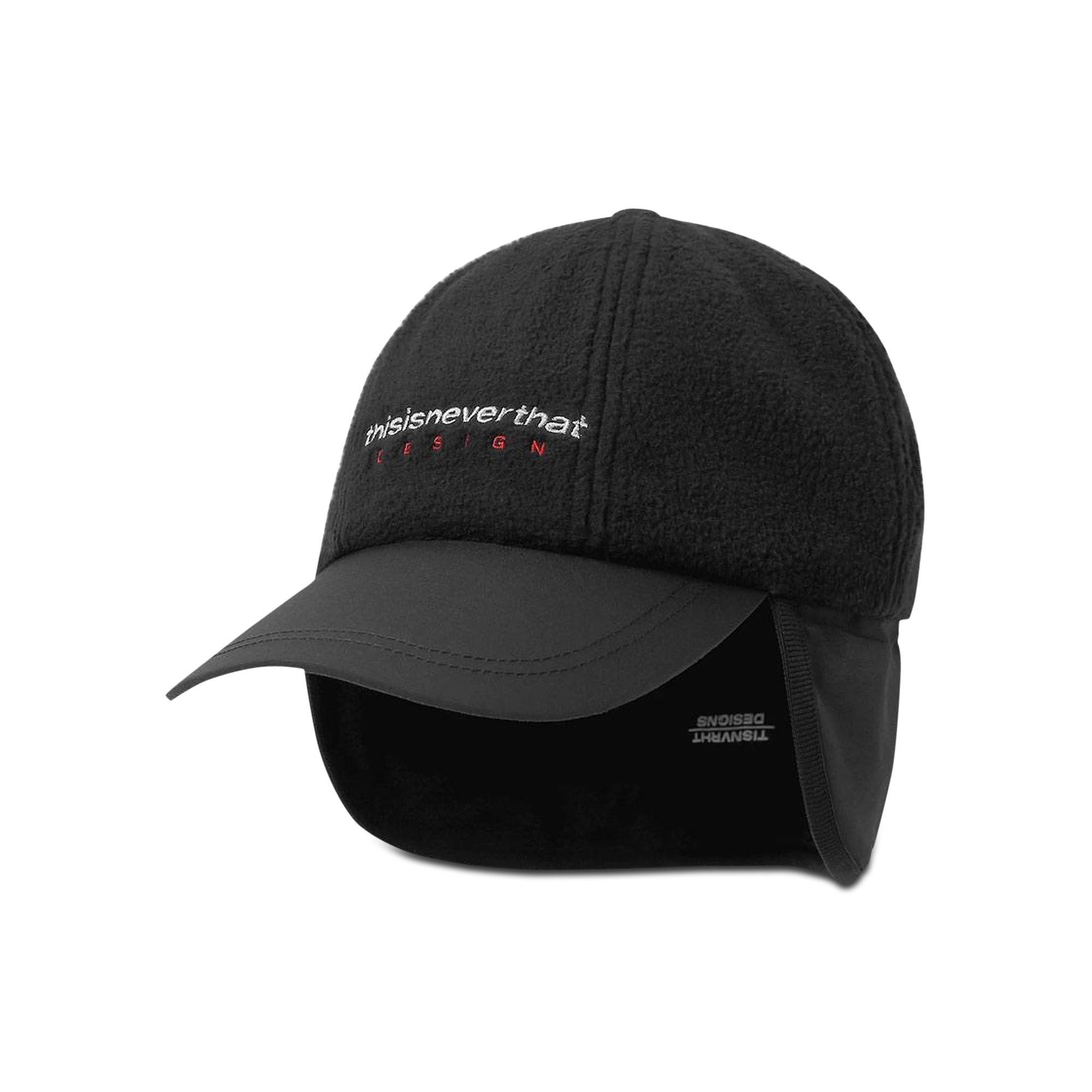 Buy thisisneverthat DSN-Logo Fleece Earflap Cap 'Black