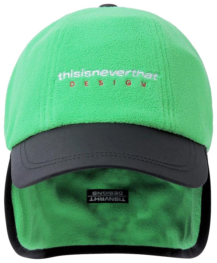 thisisneverthat DSN Logo Fleece Earflap Cap Green