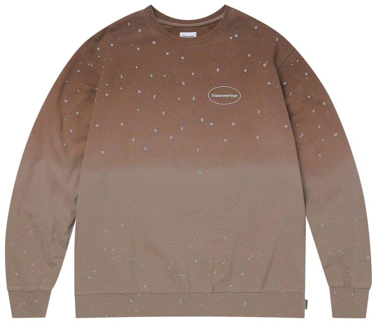 thisisneverthat Dip Dyed Crewneck Mocha