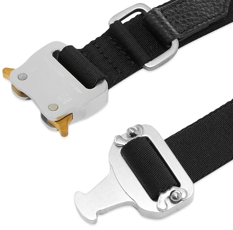 1017 ALYX 9SM Signature Strap Medium Rollercoaster Belt Black