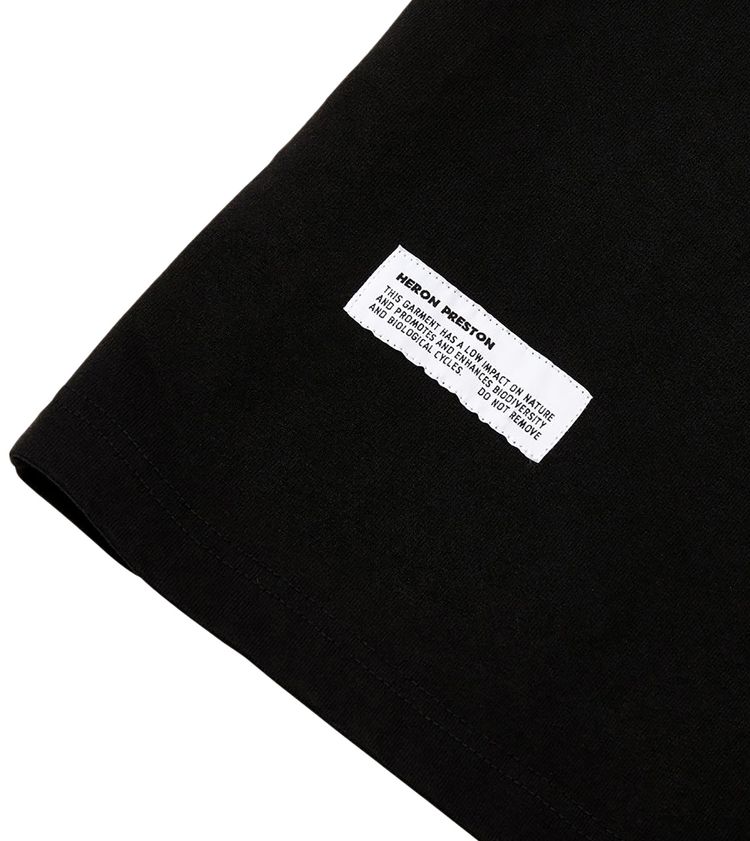 Heron Preston Herons Nighshift Short Sleeve T Shirt BlackOrange