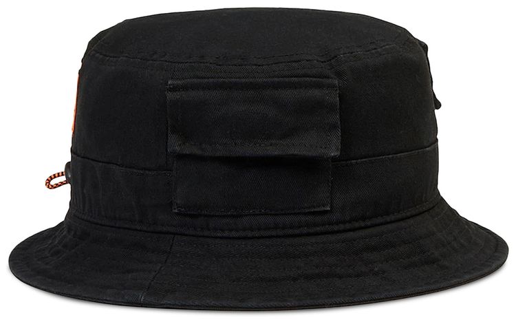 Heron Preston Twill Bucket Hat Black