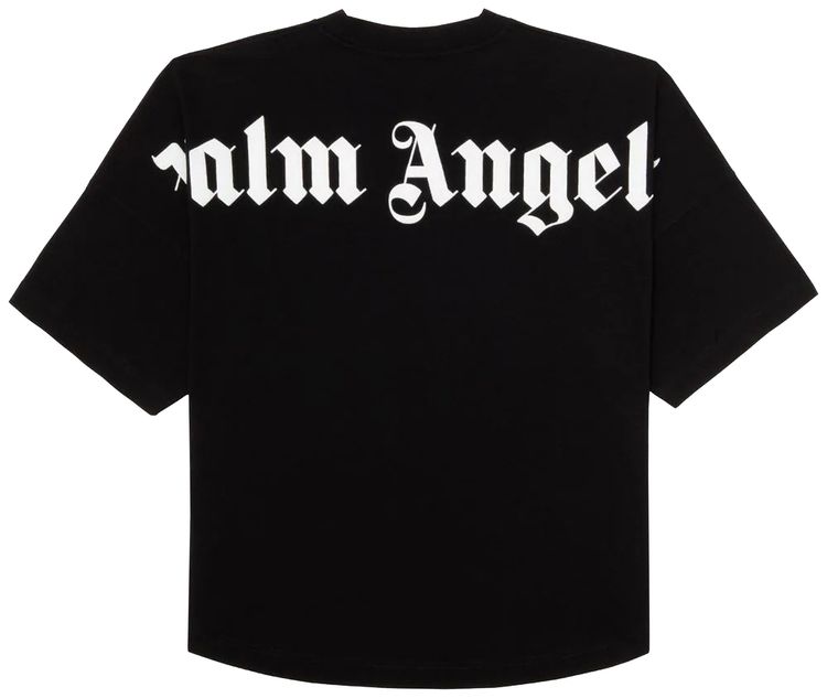 Palm Angels Classic Logo Over Tee BlackWhite