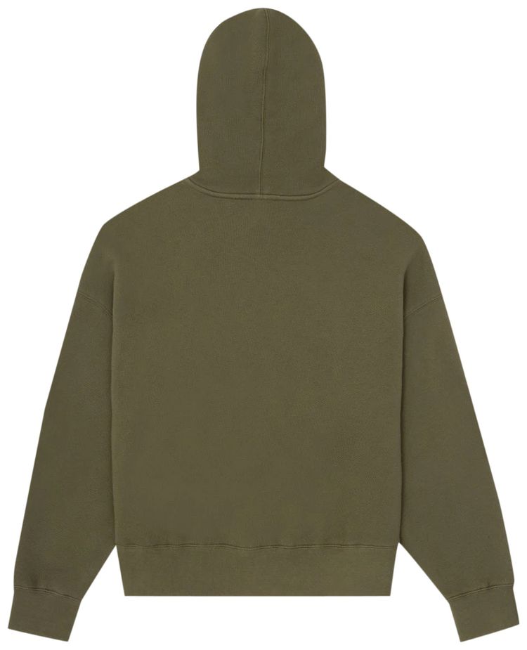 Palm Angels Bear Hoodie Military Brown