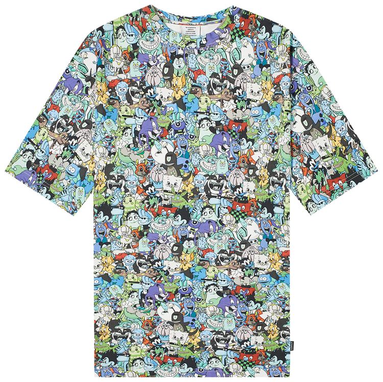 Vetements Cartoon Mania T Shirt MulticolorCold