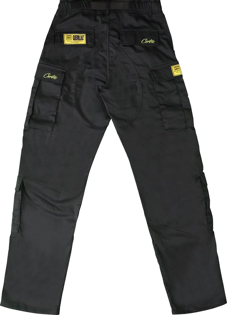 Corteiz Yella Guerillaz Cargos BlackYellow