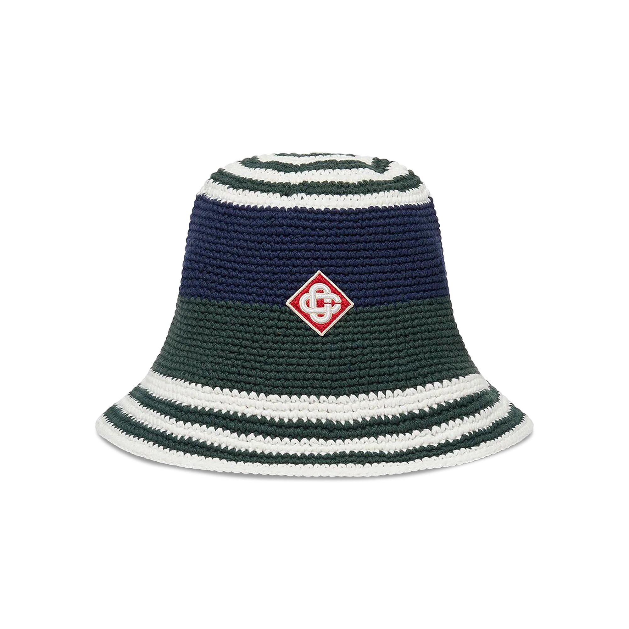 Casablanca STRIPED CROCHET HAT カサブランカ Stripe Crochet Hat | Casablanca Paris