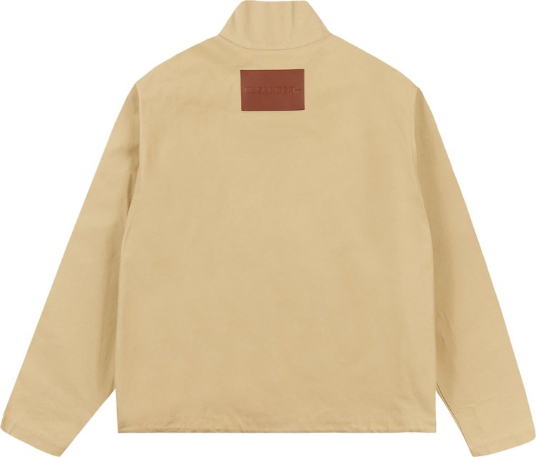 Jil Sander Zip Up Jacket Beige