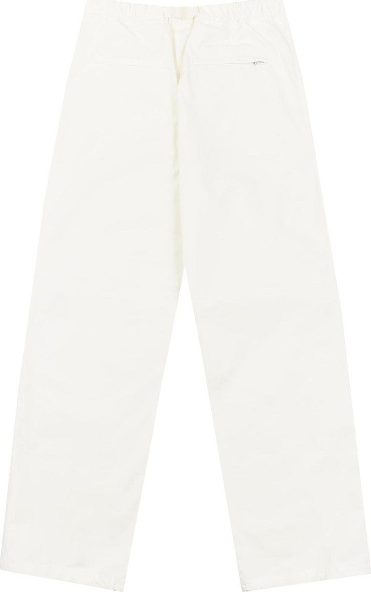 Jil Sander Drawstring Trousers White