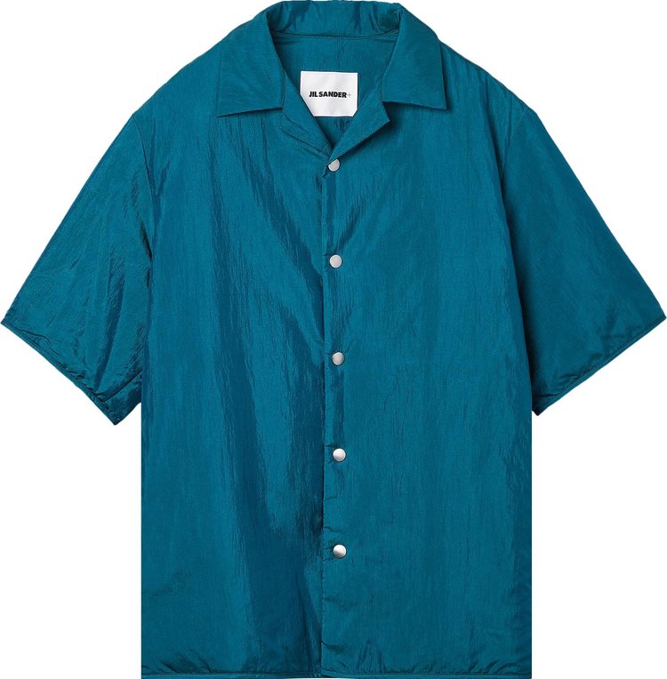Jil Sander Short-Sleeve Shirt 'Teal'