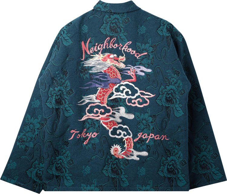 Neighborhood Jaquard Souvenir Jacket Green