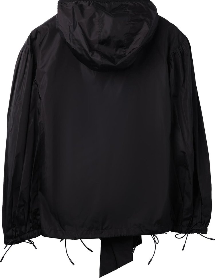 Simone Rocha Pressed Rose Tech Jacket Black