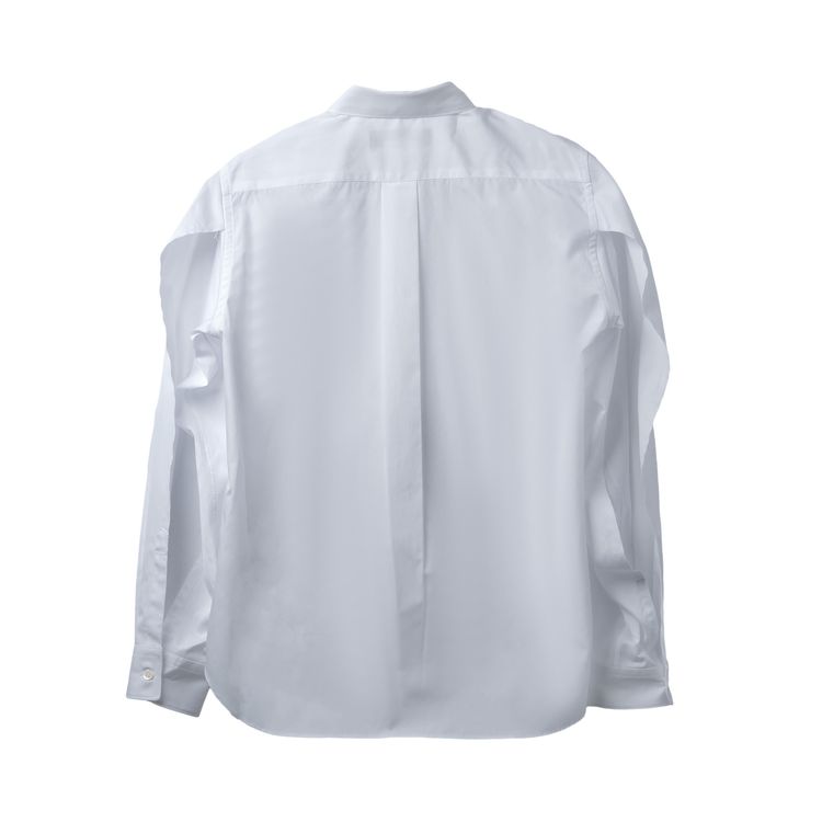 Comme des Garcons Button Up Blouse White