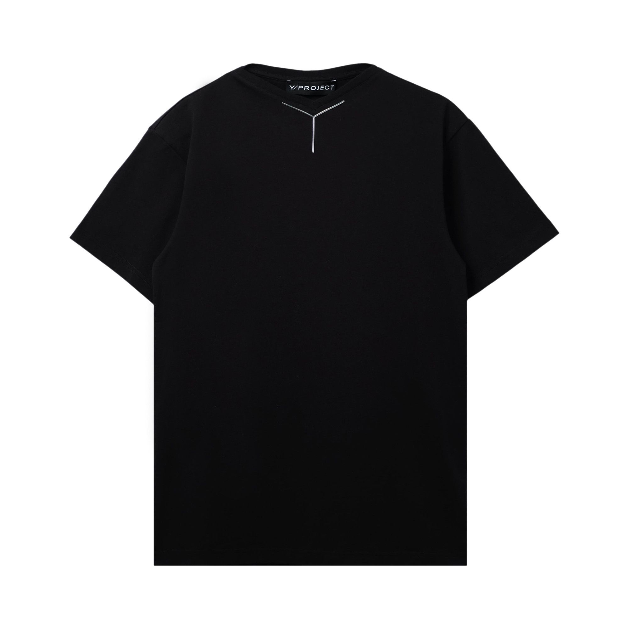 Buy Y/Project Chrome T-Shirt 'Black' - 204TS006 J135 BLAC | GOAT