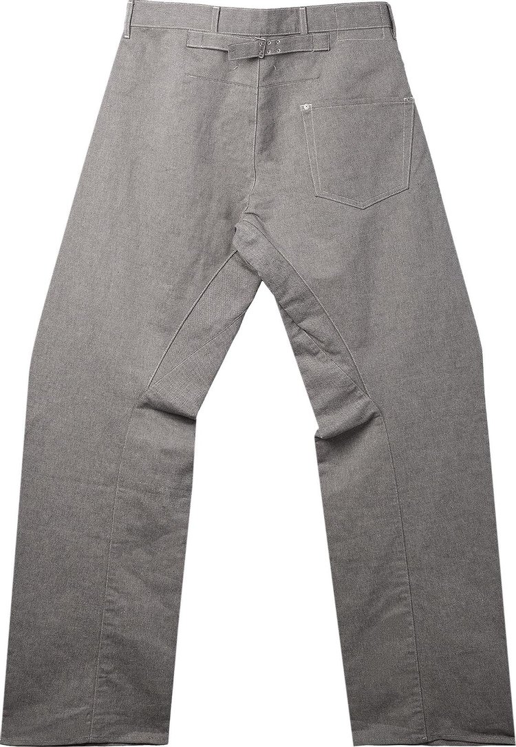 MM6 Maison Margiela Twill Oversize Jeans Grey