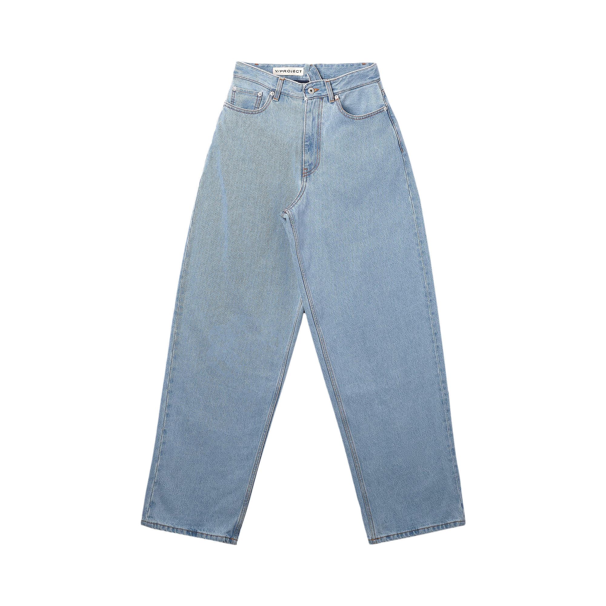 Buy Y/Project Multi Waist Band Jeans 'Blue' - 207PA007 D22