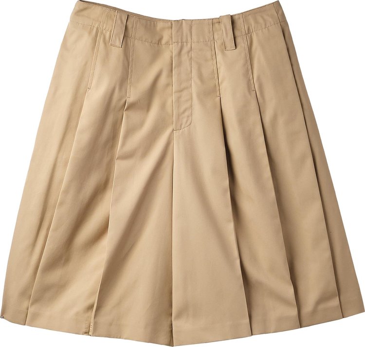 Ambush Pleated Short Beige