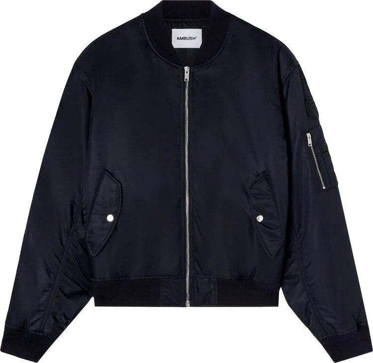 Ambush Nylon Bomber Jacket Navy