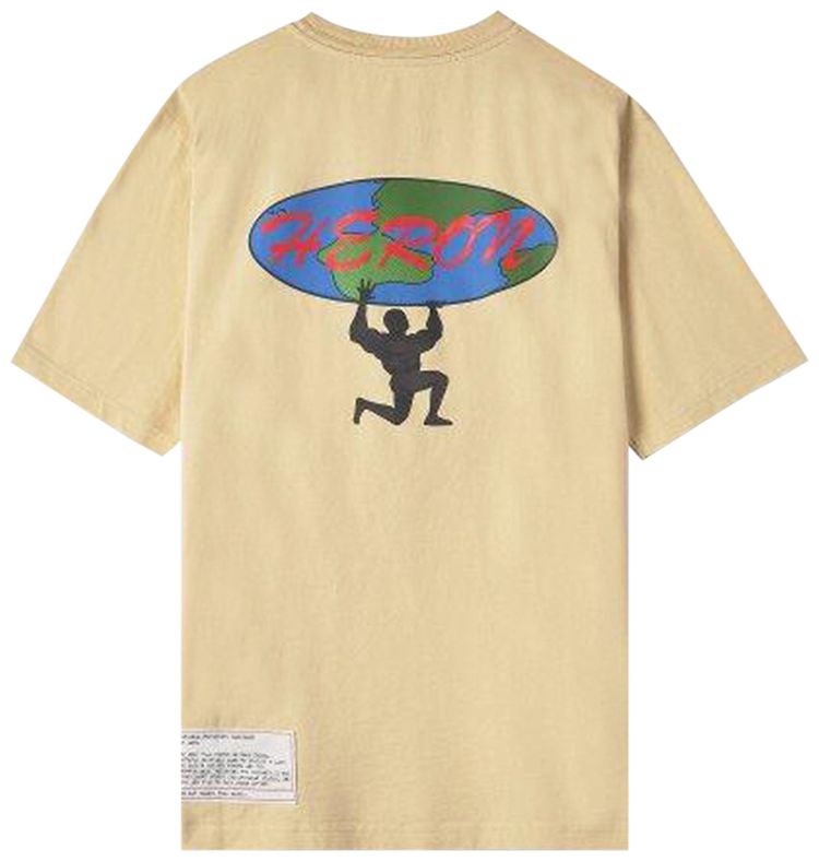 Heron Preston Heron Atlas Tee BeigeBlue