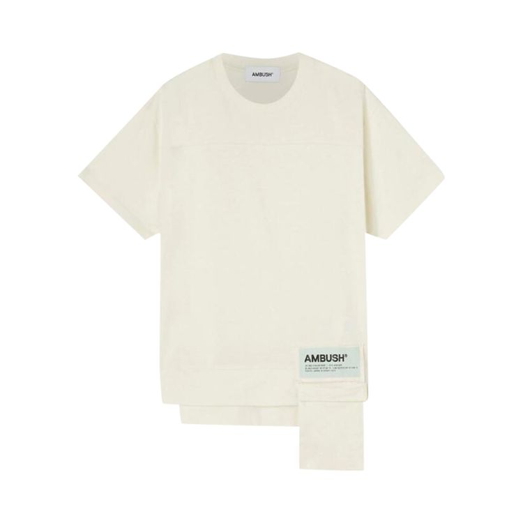 Ambush Waist Pocket T Shirt White