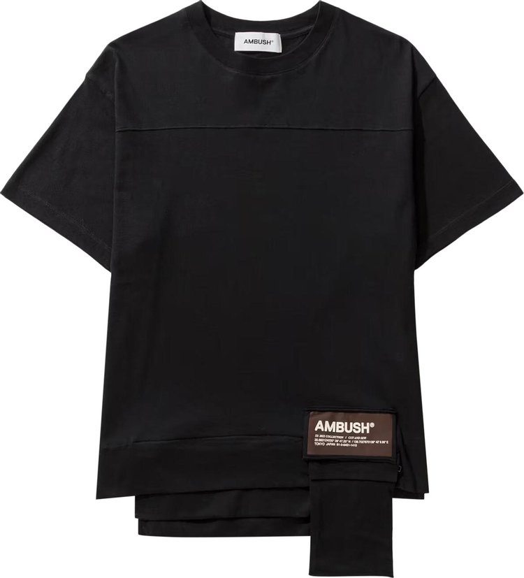 Ambush Waist Pocket T-Shirt 'Black'