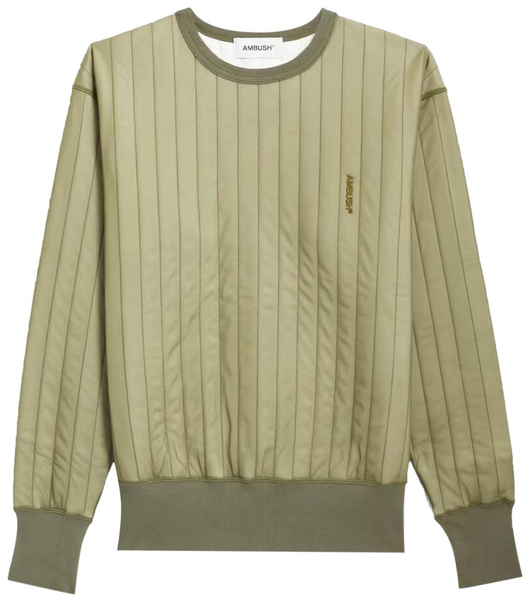 Ambush Padded Sweatshirt Olive
