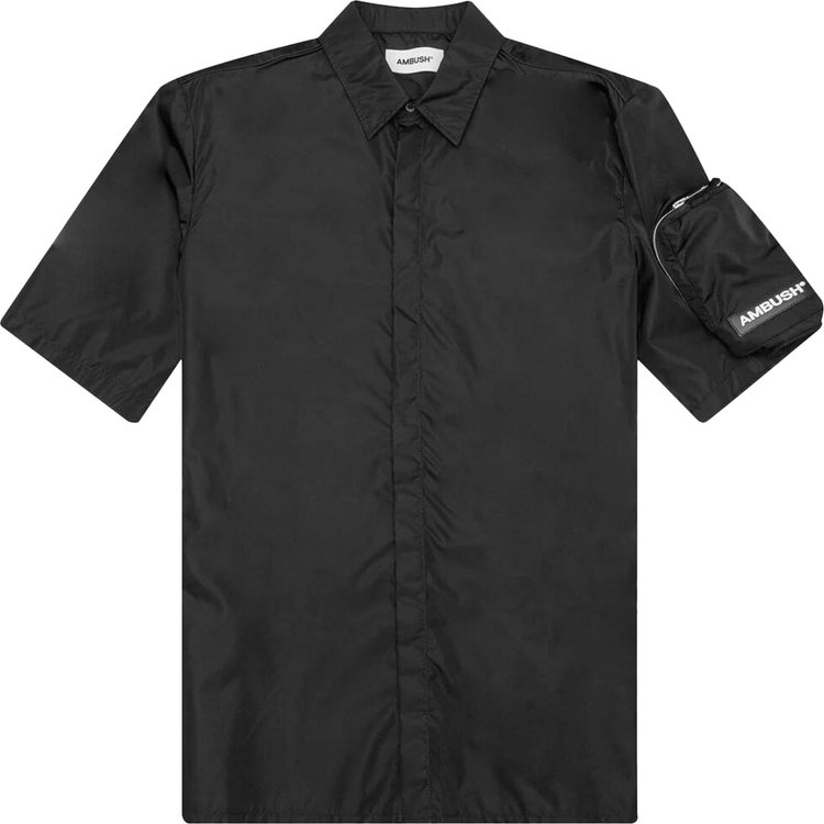 Ambush Short-Sleeve Zip Pocket Shirt 'Black'