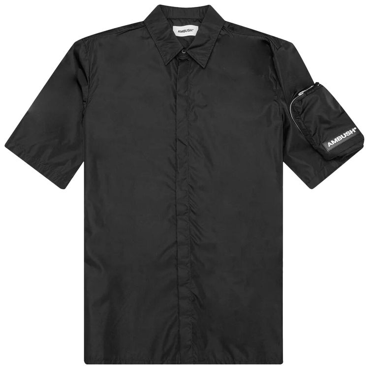 Ambush Short Sleeve Zip Pocket Shirt Black