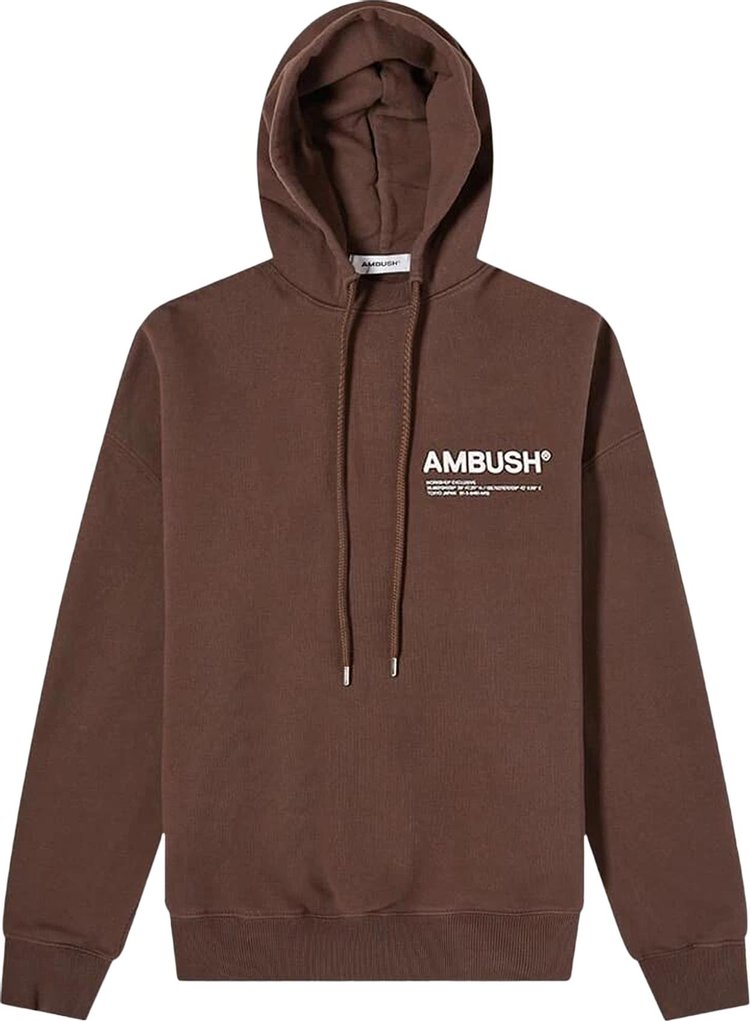 Ambush Workshop Logo Hoodie 'Chocolate Brown'