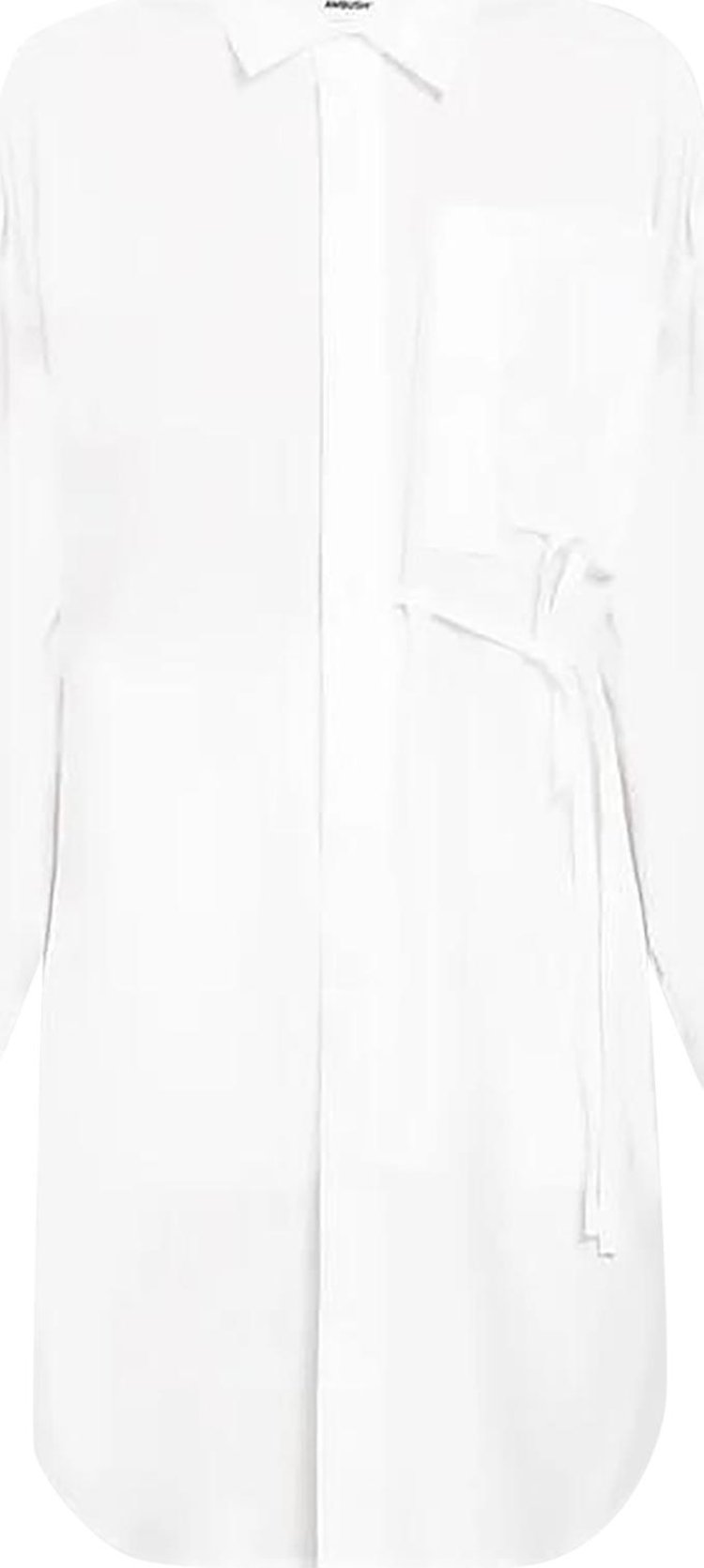 Ambush Oversized Long Shirt Dress White