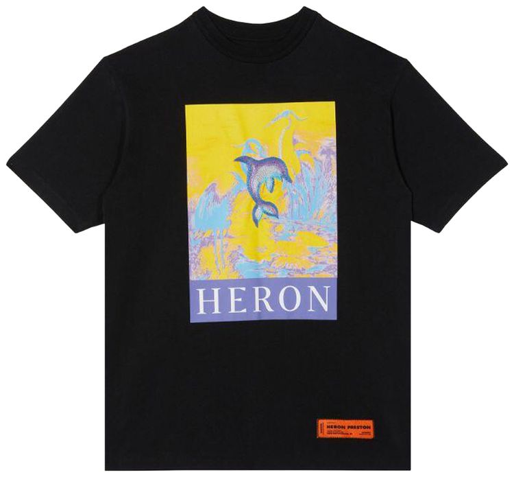 Heron Preston Printed Crewneck T Shirt Black