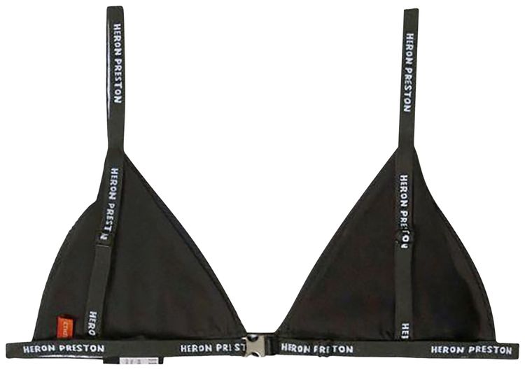 Heron Preston Triangle Bikini Top Black